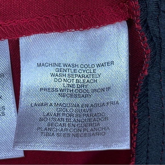 SIZE 8 JONES NEW YORK RED EVENT DRESS SHORT SLEEVE COCKTAIL WEDDING DATE NIGHT - Picture 11 of 11